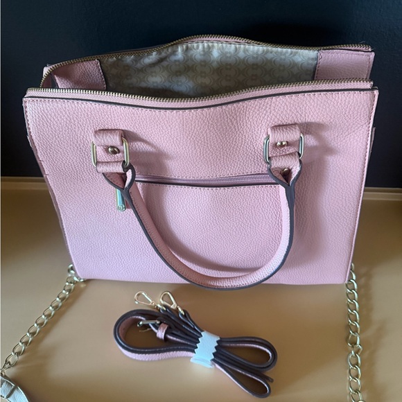 Handbags - Women’s Structured Tote Bag - Pink